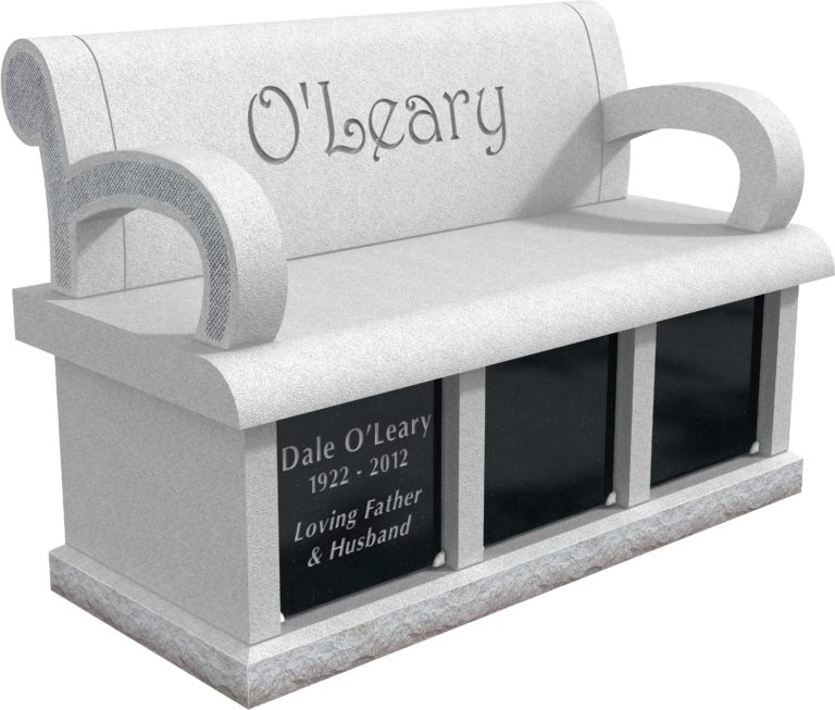 Cremation Monument Bench