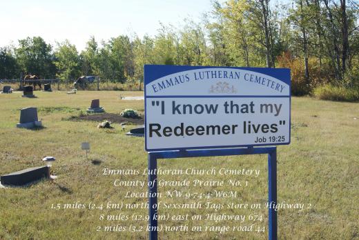 Emmaus Lutheran Church Cemetery (North Kleskun Hills Cemetery)