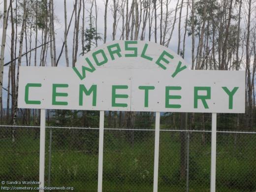 Worsley Cemetery Sign
