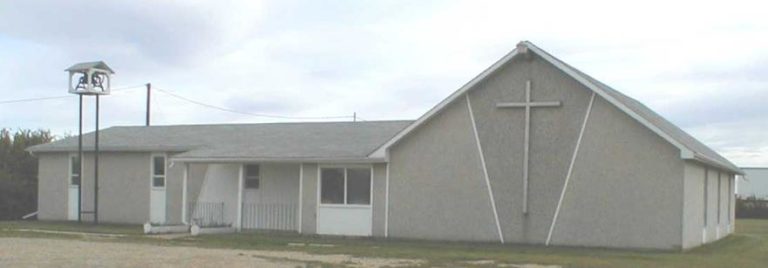 Clairmont United Church exterior of building, located in Clairmont, Alberta