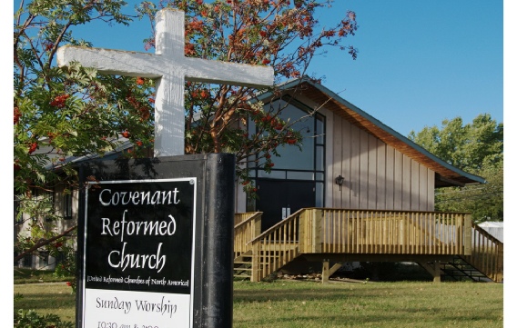 Covenant Reformed Church exterior of building located in Grande Prairie, Alberta