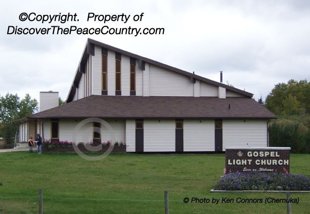 DeBolt Gospel Light Church exterior of building