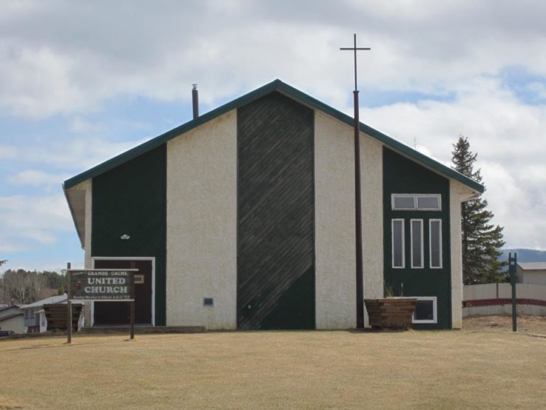 Grande Cache United Church, exterior of building