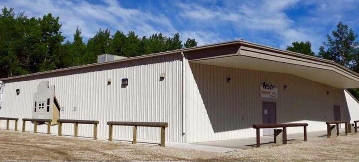 Webster Community Hall Building in Webster, Alberta