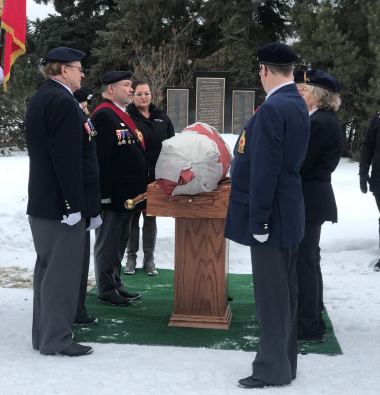 Retired Flag Ceremony