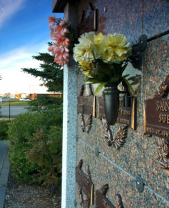 Oliver's Funeral Home Columbarium Grande Prairie Alberta