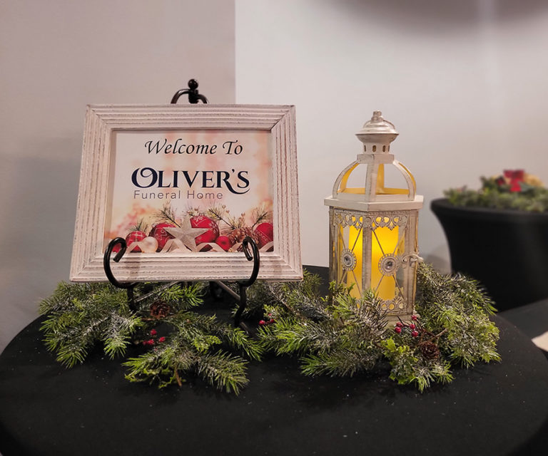 Oliver's Funeral Home Christmas Candlelight Service