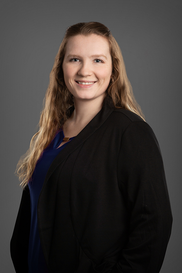 Jessica Dempsey working at Oliver's Funeral Home, Grande Prairie, Alberta