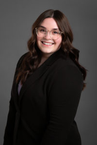 Mackenzie Bishop working at Oliver's Funeral Home, Grande Prairie, Alberta
